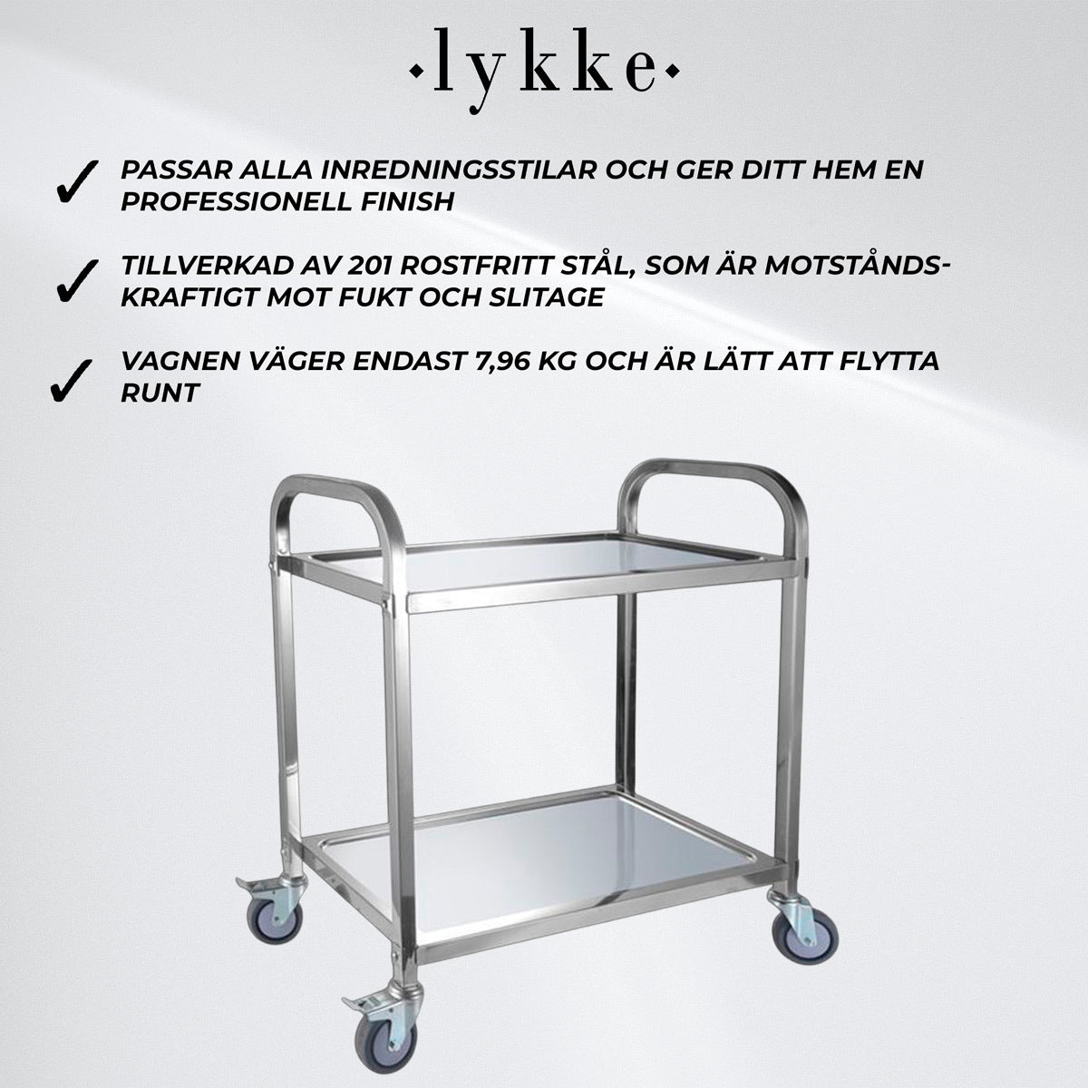 Lykke Serveringsvagn