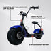 Swoop Kruiser elscooter N2, blå