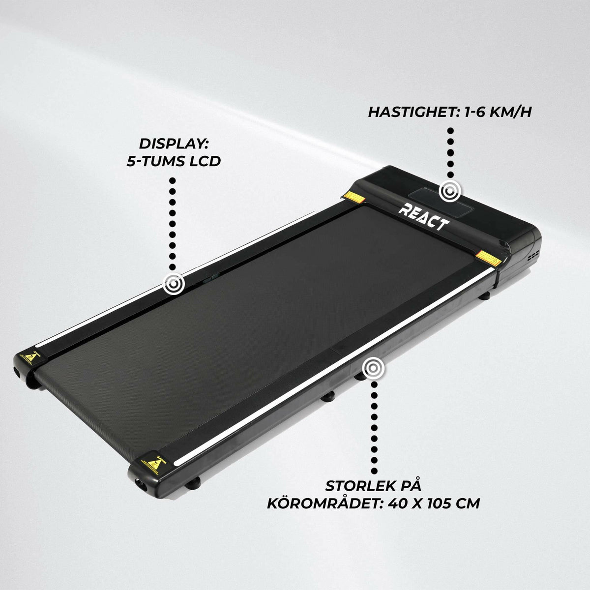 
              React Gåband 1800 Vikbar