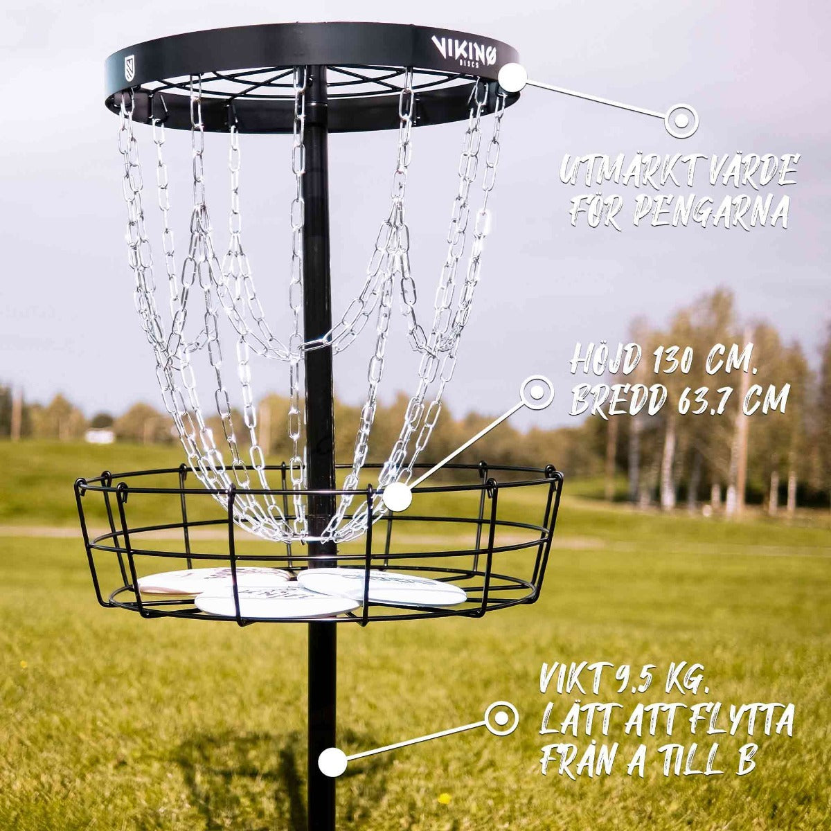 
              Viking Discs Battle Basket Pro discgolf korg