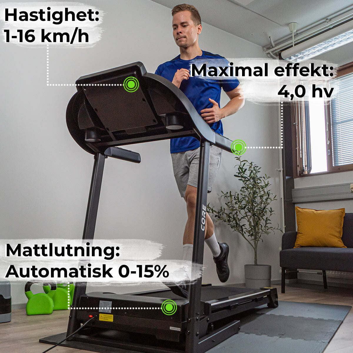 
              Core löpband 4000