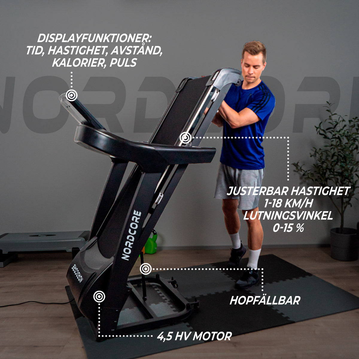 
              Nordcore Löpband Core 4500
