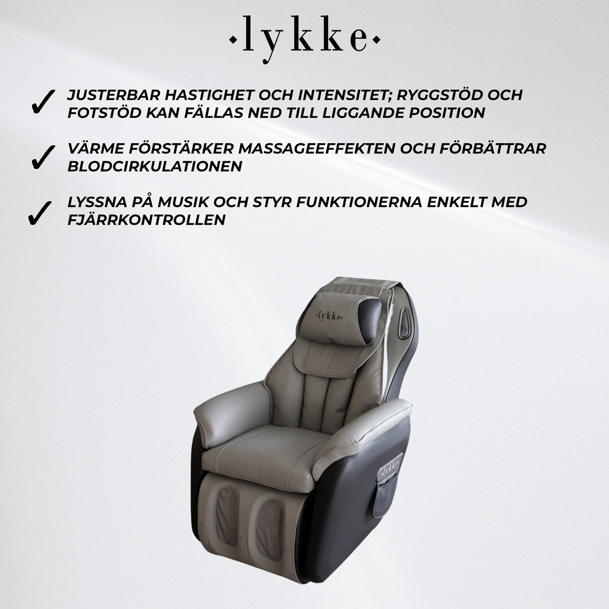 Lykke Massagestol Deluxe