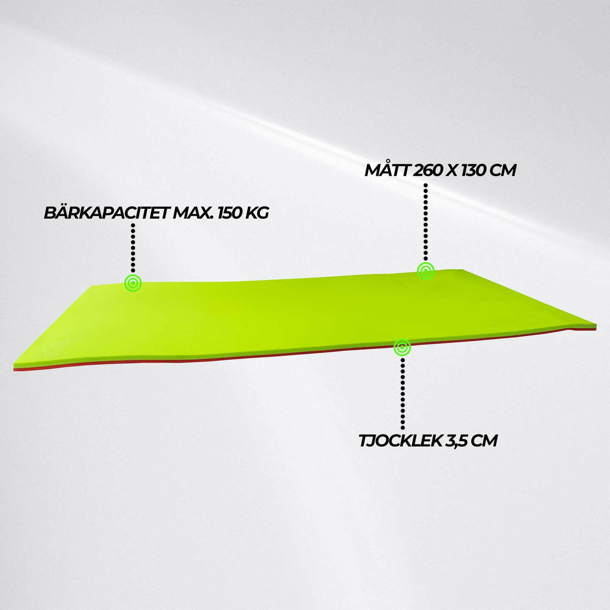 
              Röhnö Wave flytande matta