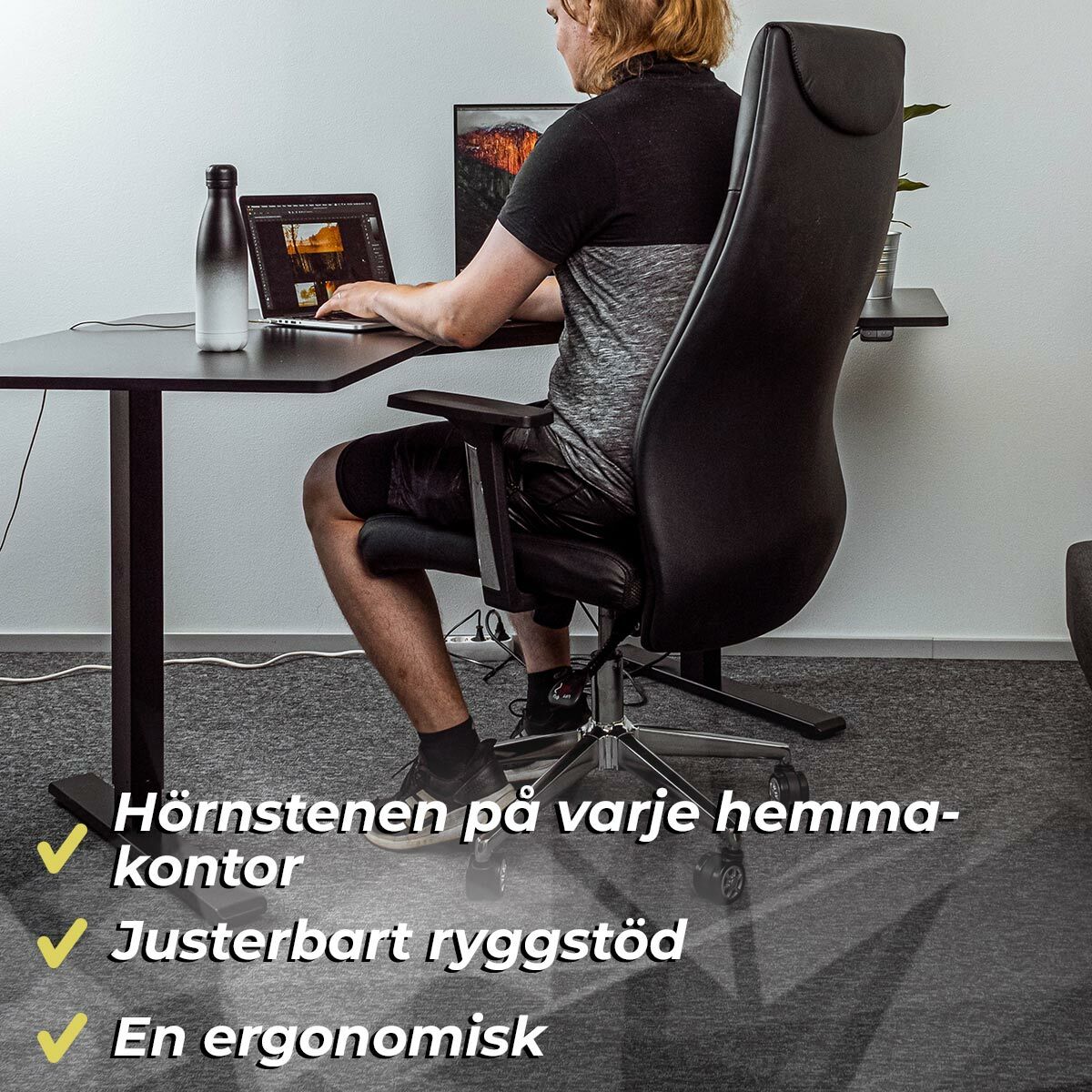 
              Lykke kontorsstol Boss, svart