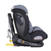 Kikid Bilbarnstol Premium 40-150cm i-Size 360 ISOFIX R129, svart-grå