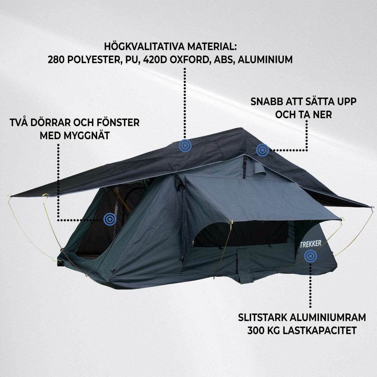 
              Trekker Taktält Camper M, grå