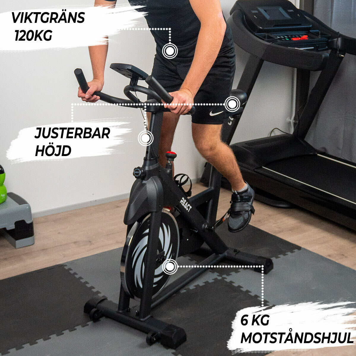 
              React Spinningcykel 600