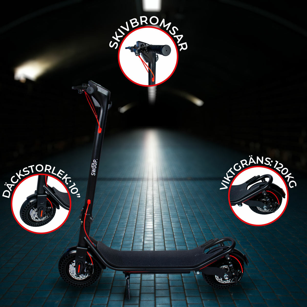 
              Swoop ES600X elscooter