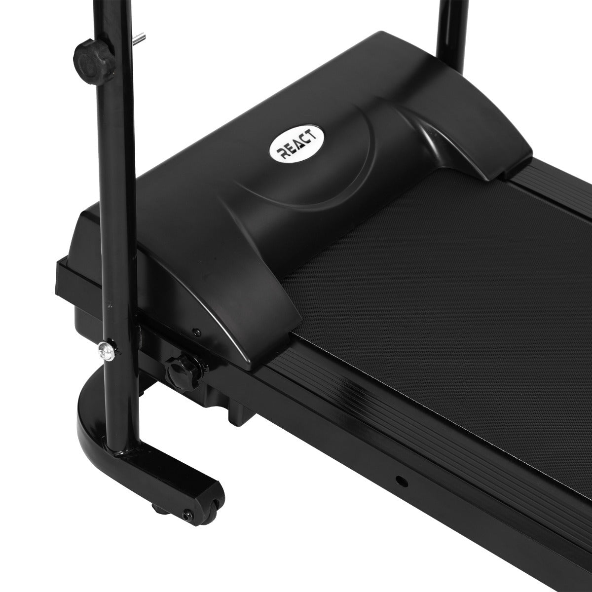 
              React löpband med motor, Svart