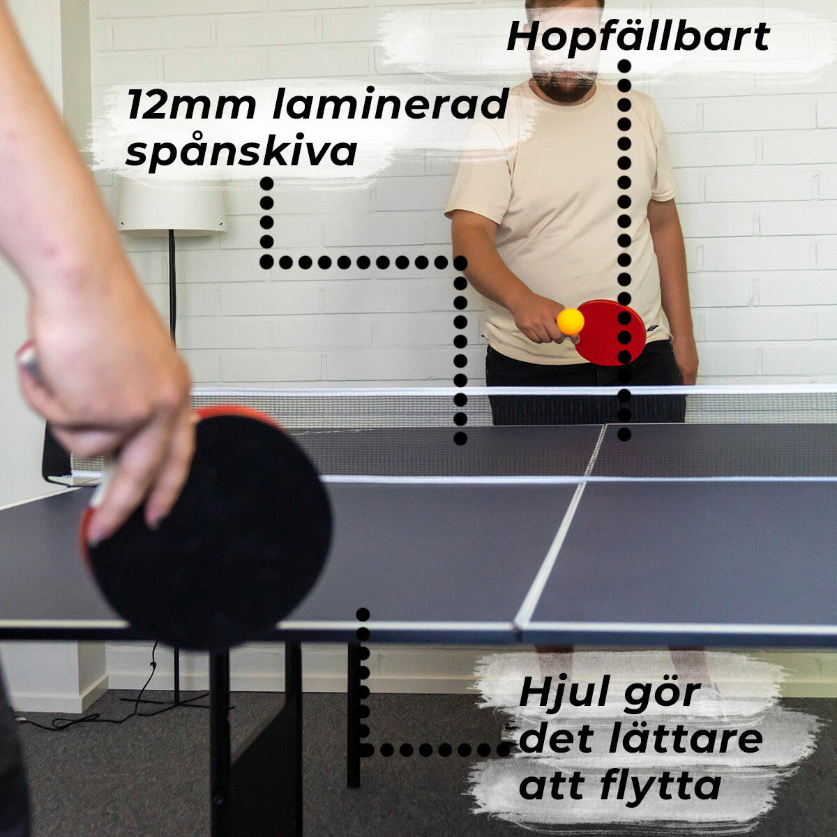 
              Pingisbord Official, hopfällbart