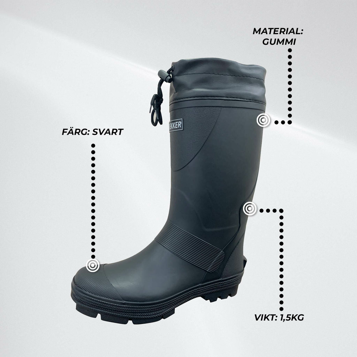 
              Trekker Vinterkängor med Dubbar