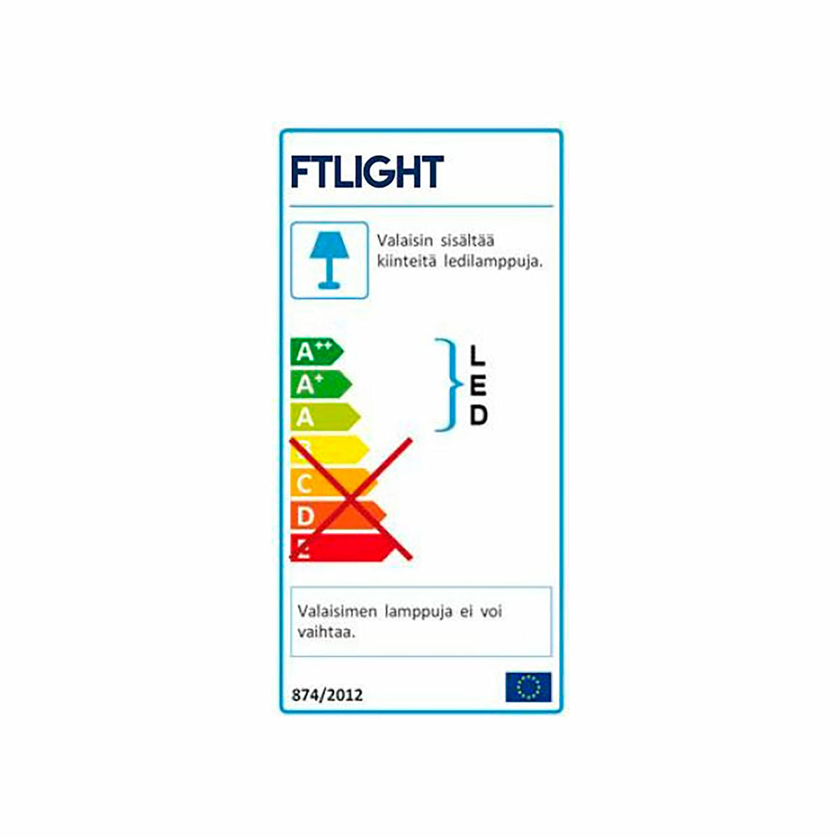 
              FTLight LED-belysning Lumoa II, mörkgrå, 36W, IP44