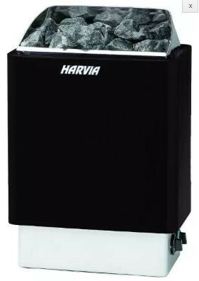 
              Bastuaggregat Harvia Sähkäri KIP80, 8kW, 7-12m³, fast styrpanel, svart