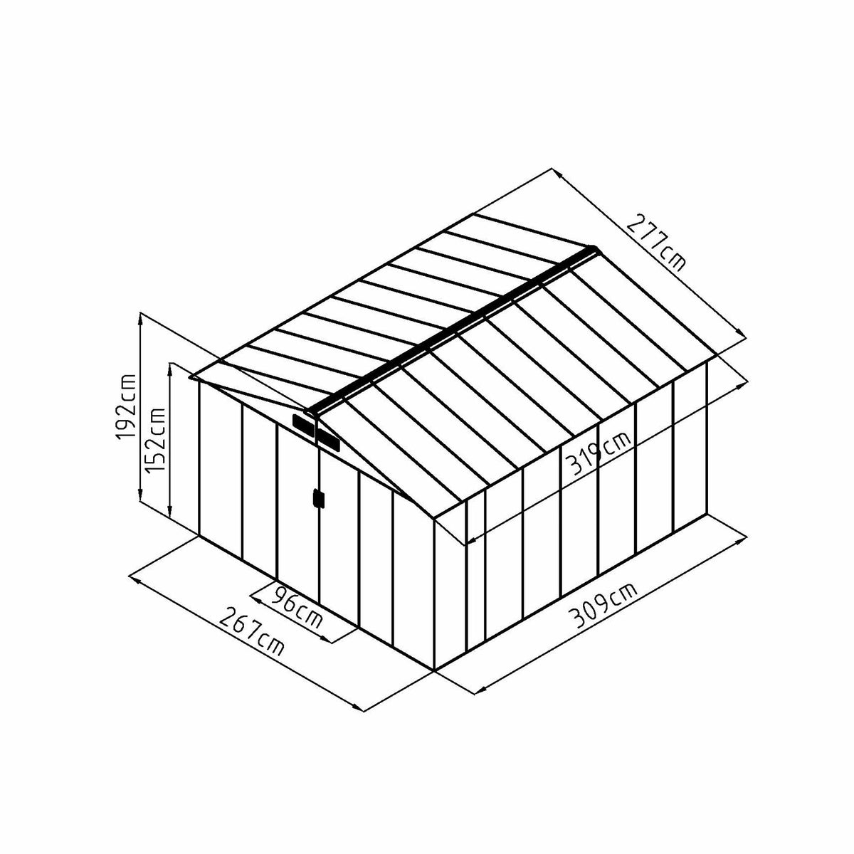 
              Fornorth förråd, 8.84m2