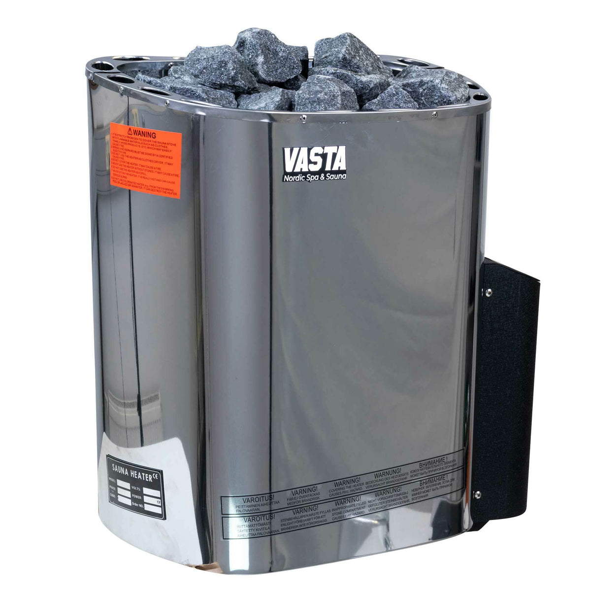 
              Vasta Bastuaggregat Blaze 8kw, steel, fast, 7-12m3