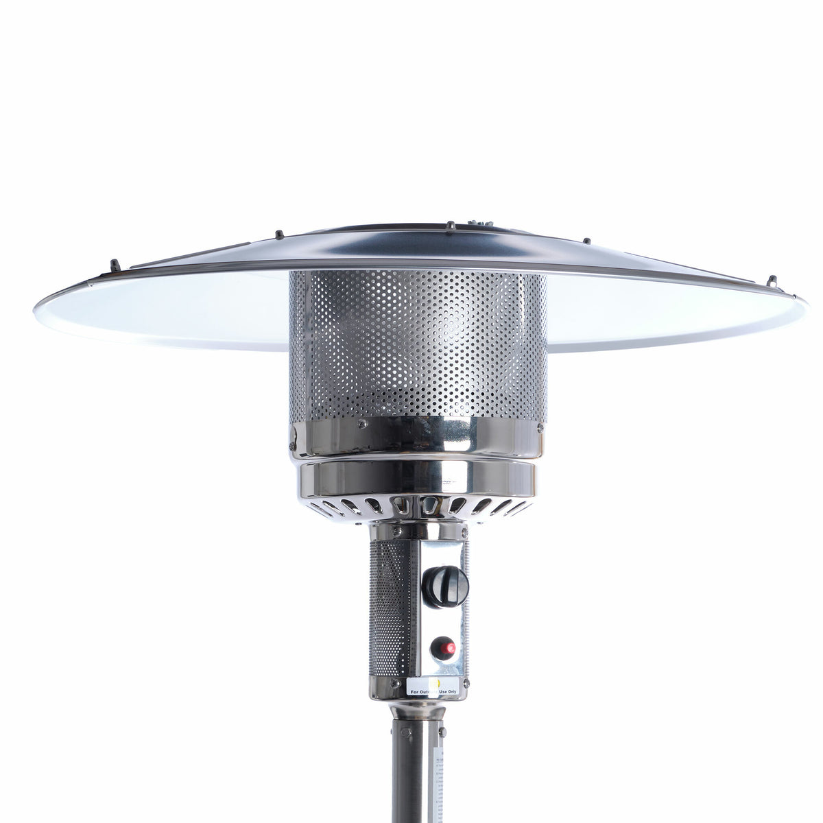 
              Fornorth Terrassvärmare Cylinder, 13kW gasdriven, rostfritt