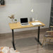 Lykke höj och sänkbart skrivbord M100, svart/ek, 120 x 60 cm