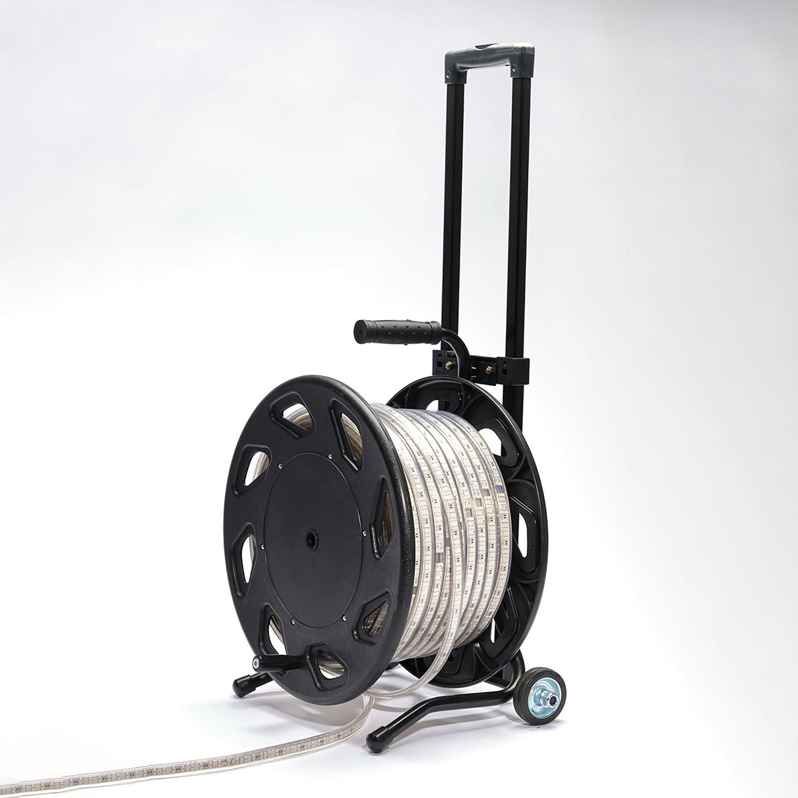 LED-strip FTLIGHT 230V 7W/m, 480lm/m, IP65, 4000K, 10 m, 1,5 m gummikabel med schukokontakt