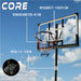 Core basketkorg 1,5-3,05m
