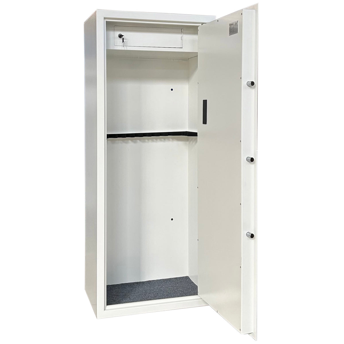 
              Trekker Vapenskåp för 14 vapen AS1400, Vit, med digitalt lås