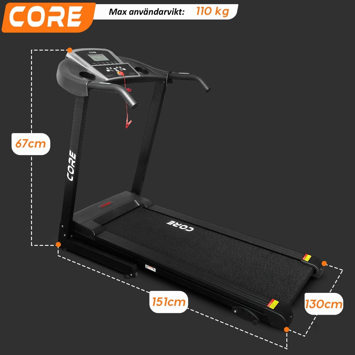 
              Core motoriserad löpband