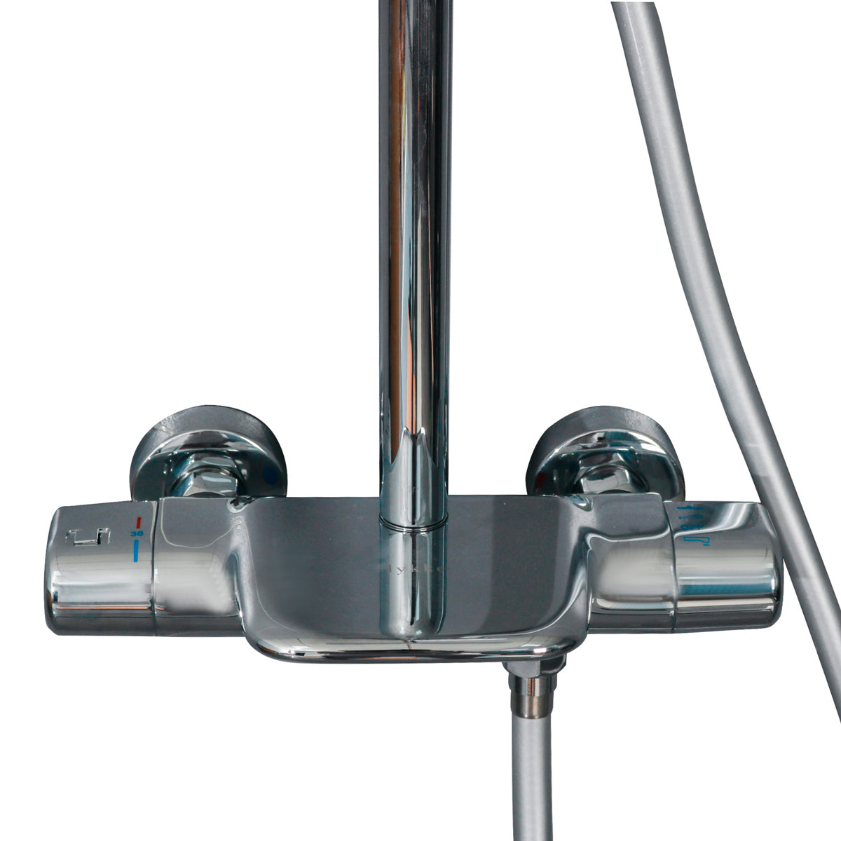 
              Lykke Takduschset Deluxe, krom