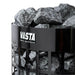 Vasta Bastuaggregat Ignite 6kw, black steel, fast, 5-8m3