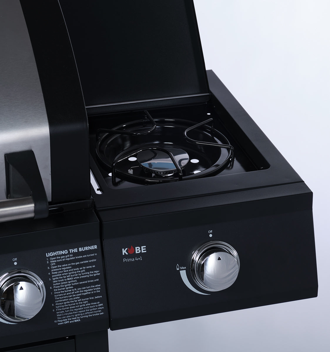 
              KOBE Gasolgrill PRIMA 4+1, 146x121x57cm