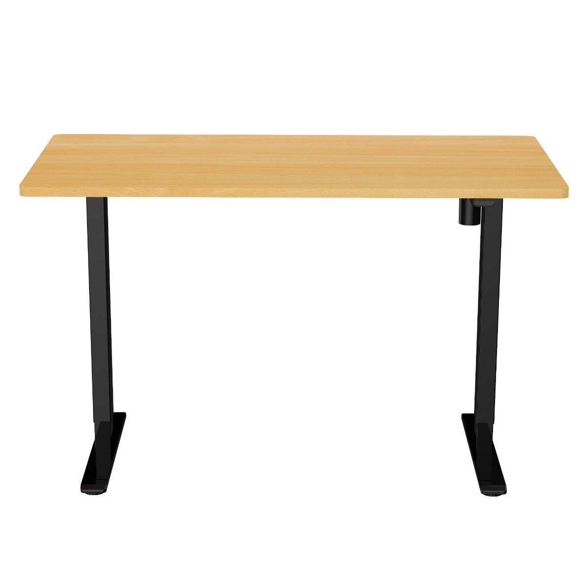 
              Lykke höj och sänkbart skrivbord M100, svart/ek, 120 x 60 cm