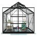 Lykke Växthus Glas 8,2m2, svart