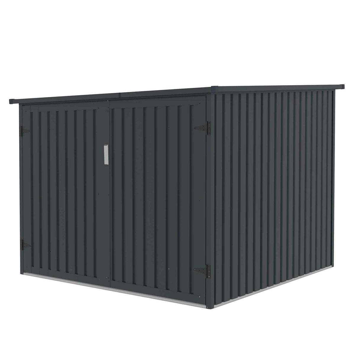 
              Fornorth Cykelförråd för fyra cyklar 203x198x157cm, mörkgrå