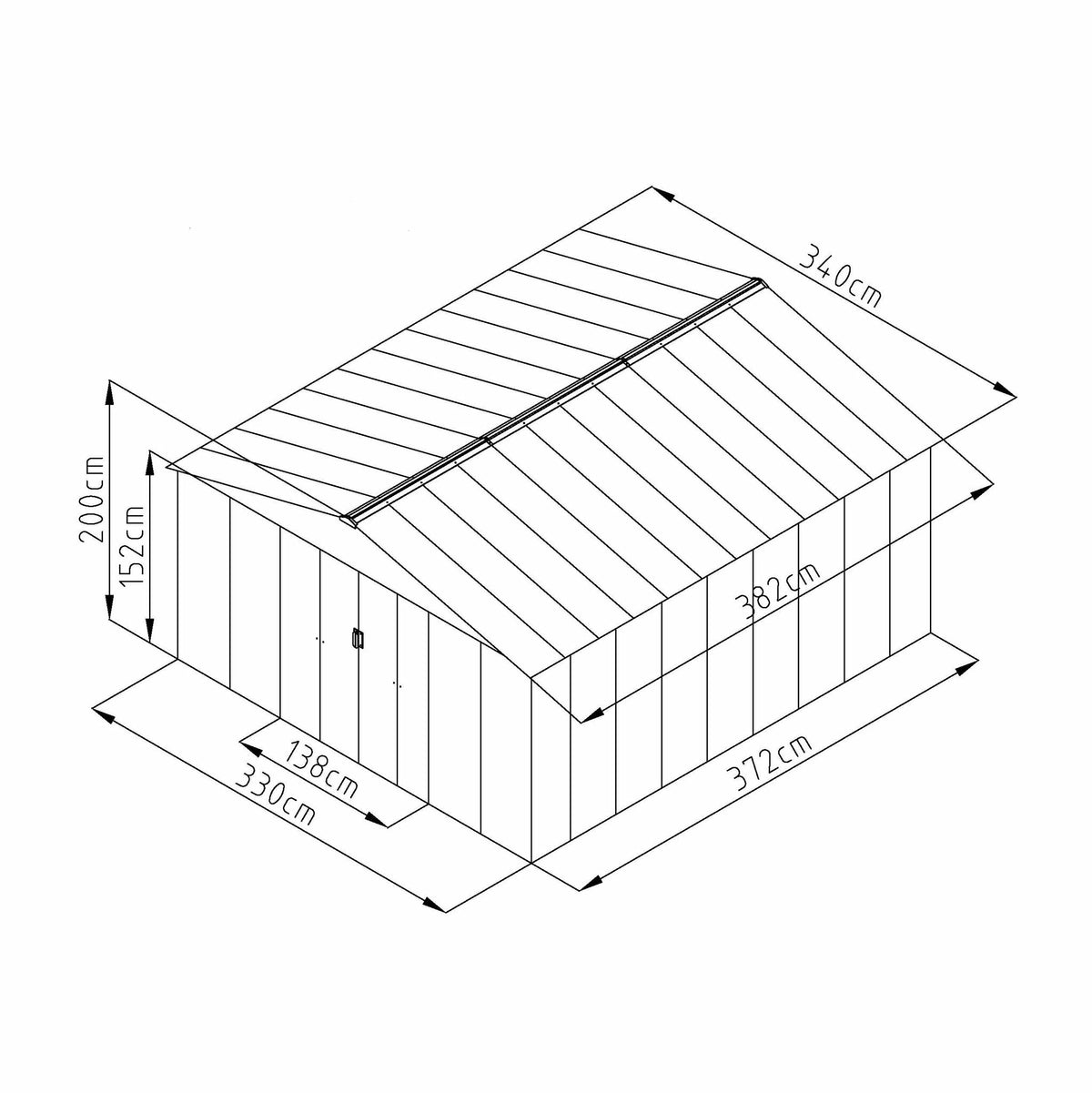 
              Fornorth förråd, 12.99m2