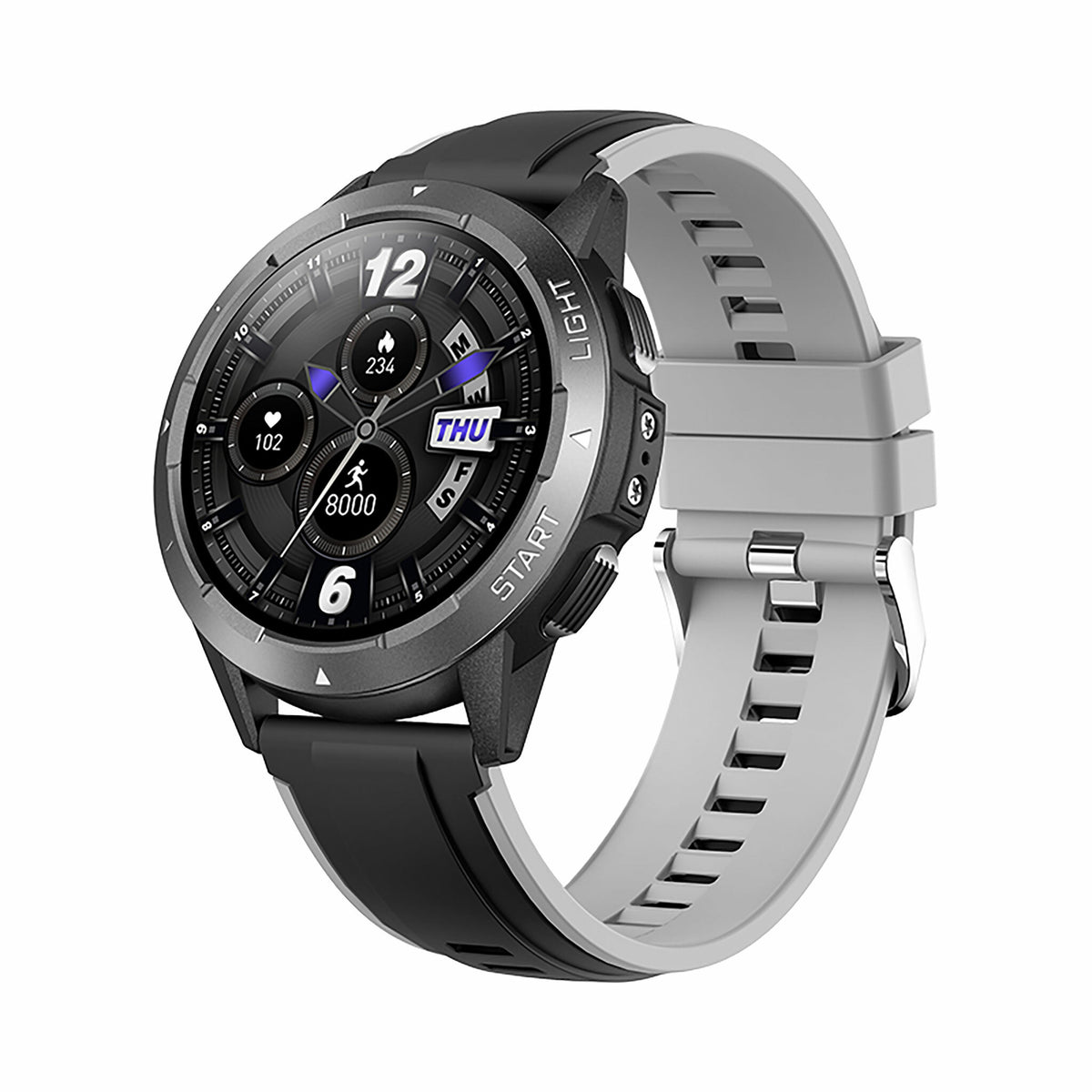 
              Kuura Smartwatch Sport S5 GPS v2, svart