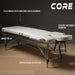 Core massagebänk A200, vit