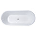 Lykke Badkar Polar Deluxe 1700x750x580mm, vit